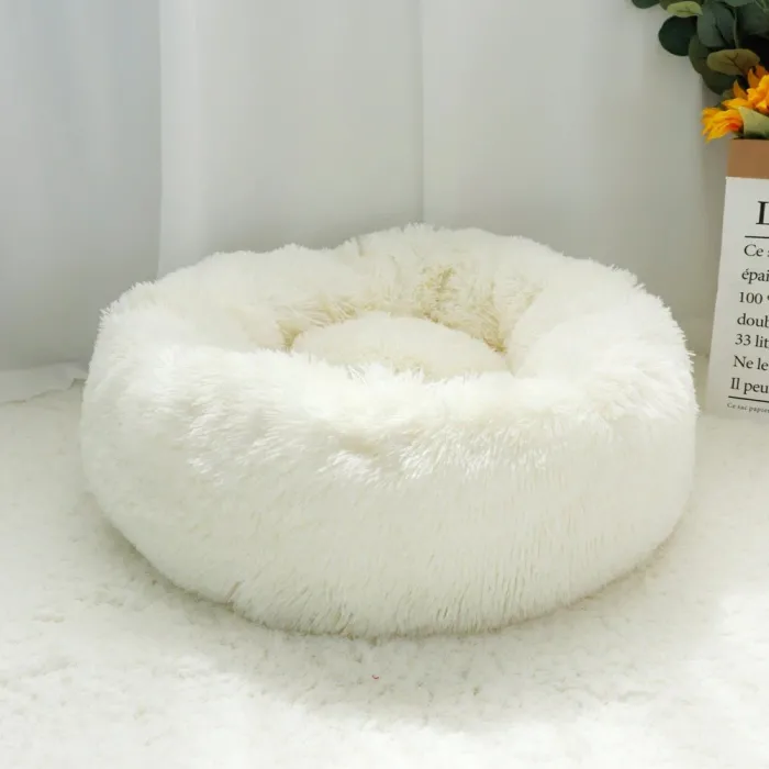 CuidadoCómoda cama blanda para perros / gatos - cojín redondo