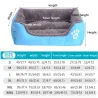 Lit de couchage pour animaux de compagnie - tapis en peluche pour chiens / chats - imperméable