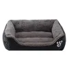 Lit de couchage pour animaux de compagnie - tapis en peluche pour chiens / chats - imperméable