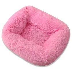 Cuccia quadrata - materassino peluche - cani - gatti