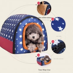 CuidadoCasa multifunción cálida para mascotas - cómoda perrera - colchoneta - cama plegable para dormir
