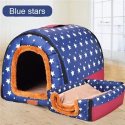 CuidadoCasa multifunción cálida para mascotas - cómoda perrera - colchoneta - cama plegable para dormir