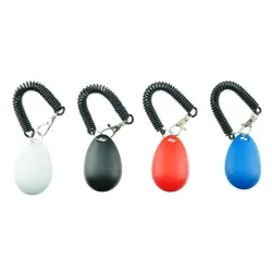 AdiestramientoEntrenador de perros - llavero ajustable con sonido - clicker - dispositivo anti ladridos