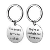 Du är min favorit Asshole - rund keychain