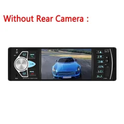 Radio de voiture Bluetooth - écran din 1 - 4 pouces - MP3/MP5 - caméra arrière - télécommande de direction