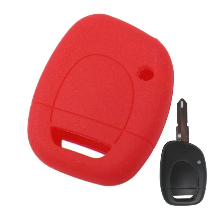 Silikone bilnøgle cover - Renault - Clio - Kangoo - Master - Twingo - 1 knap