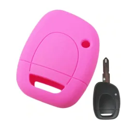 Bilnyckelfodral i silikon - Renault - Clio - Kangoo - Master - Twingo - 1 knapp