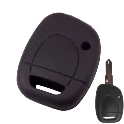 Bilnyckelfodral i silikon - Renault - Clio - Kangoo - Master - Twingo - 1 knapp