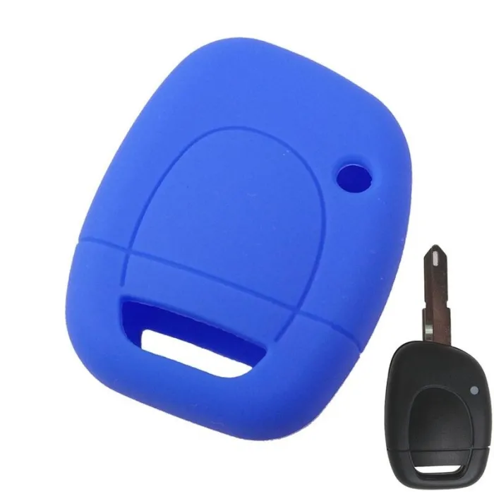 LlavesFunda de silicona para llave de coche - Renault - Clio - Kangoo - Master - Twingo - 1 botón
