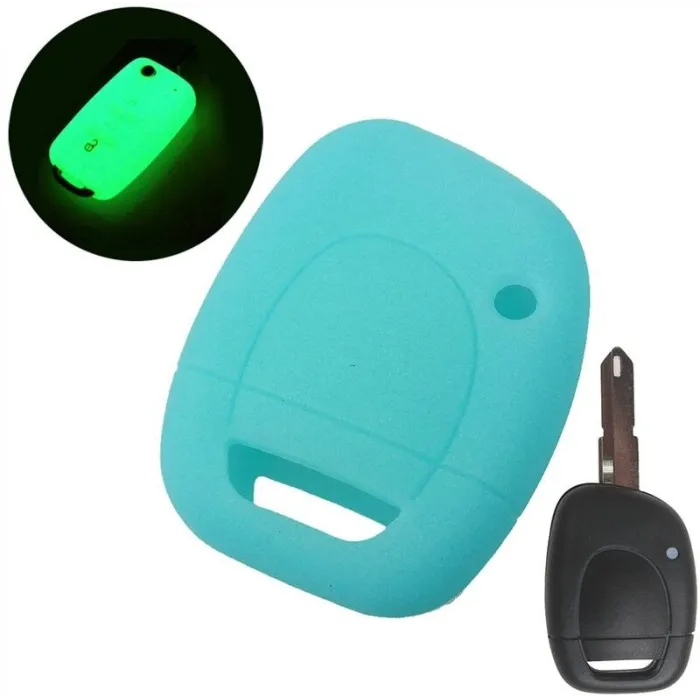 Siliconen autosleutelhoesje - Renault - Clio - Kangoo - Master - Twingo - 1 knopSleutels
