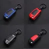 Silikon / włókno węglowe - etui na kluczyk z brelokiem - Audi - A3 - A4 - A5 - C5 - C6 - 8L - 8PKluczyki