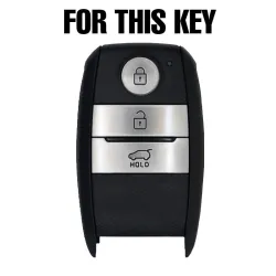 Silikonowe etui na klucze - 3 przyciski - Kia - Rio - Ceed - Soul - Sportage - Sorento - Carens - PicantoKluczyki