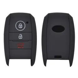 Silikone nøglecover - 3 knapper - Kia - Rio - Ceed - Soul - Sportage - Sorento - Carens - Picanto