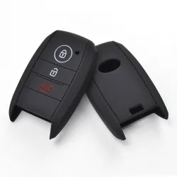 Silikone nøglecover - 3 knapper - Kia - Rio - Ceed - Soul - Sportage - Sorento - Carens - Picanto