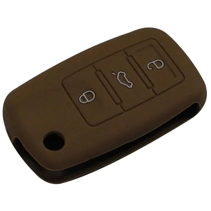 Siliconen autosleutel deksel - Volkswagen Golf Bora Jetta POLO Passat - Skoda Superb Octavia Fabia - Seat Ibiza LeonSleutels