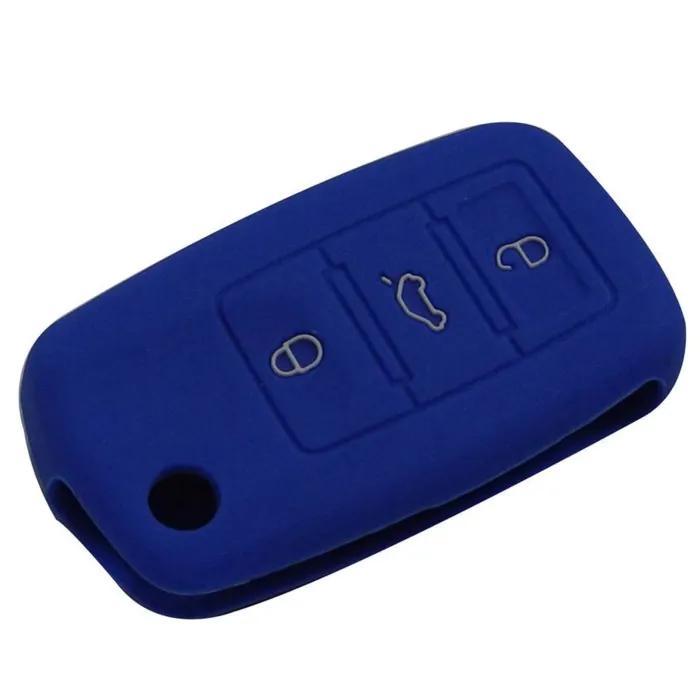 Siliconen autosleutel deksel - Volkswagen Golf Bora Jetta POLO Passat - Skoda Superb Octavia Fabia - Seat Ibiza LeonSleutels