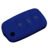 Siliconen autosleutel deksel - Volkswagen Golf Bora Jetta POLO Passat - Skoda Superb Octavia Fabia - Seat Ibiza LeonSleutels