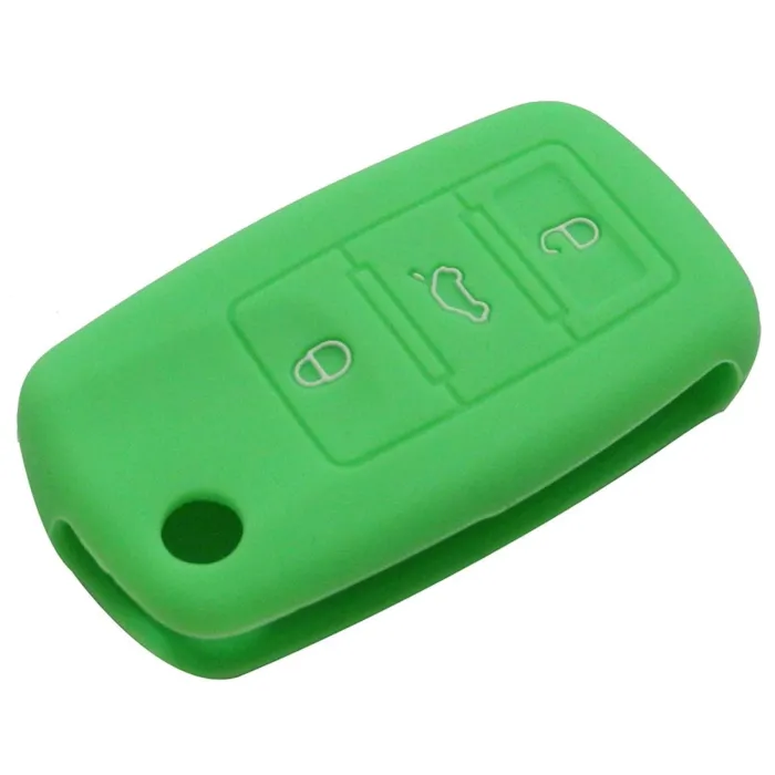 Siliconen autosleutel deksel - Volkswagen Golf Bora Jetta POLO Passat - Skoda Superb Octavia Fabia - Seat Ibiza LeonSleutels