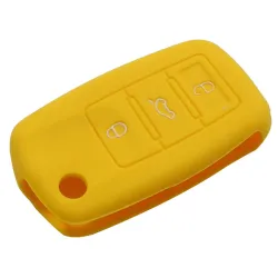 Siliconen autosleutel deksel - Volkswagen Golf Bora Jetta POLO Passat - Skoda Superb Octavia Fabia - Seat Ibiza LeonSleutels