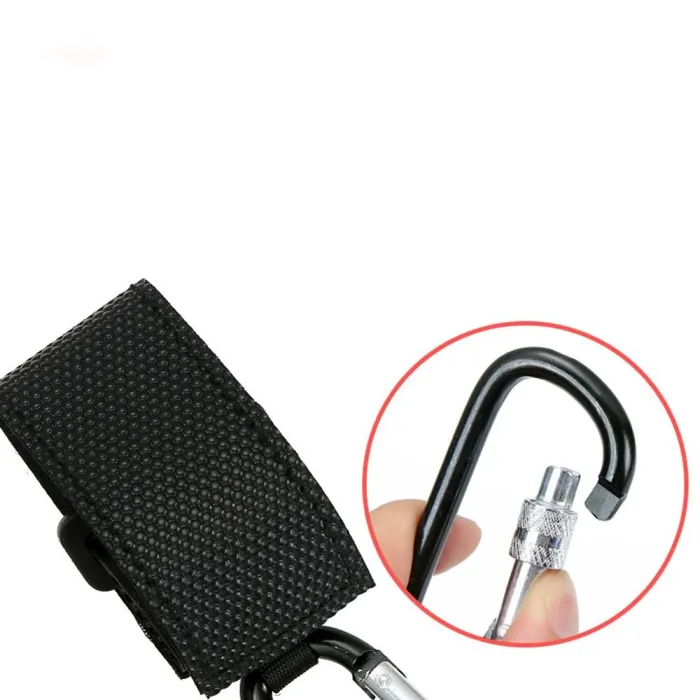 CochecitosGancho para cochecito de bebé - clip de aluminio con correa