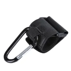 Hook for pram - metal buckle - strap with carabinerPrams