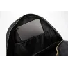 BolsosPOLO - mochila de cuero vintage - diseño a cuadros