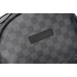 POLO - vintage ryggsäck i läder - rutig design