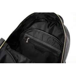 POLO - vintage ryggsäck i läder - rutig design