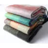 PañuelosChal de cachemira de colores con borlas - grande - cuadros / rayas