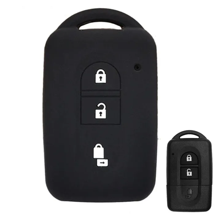 Silikone nøgle etui cover - Nissan - Qashqai - Micra - Juke - X-Trail - Navara