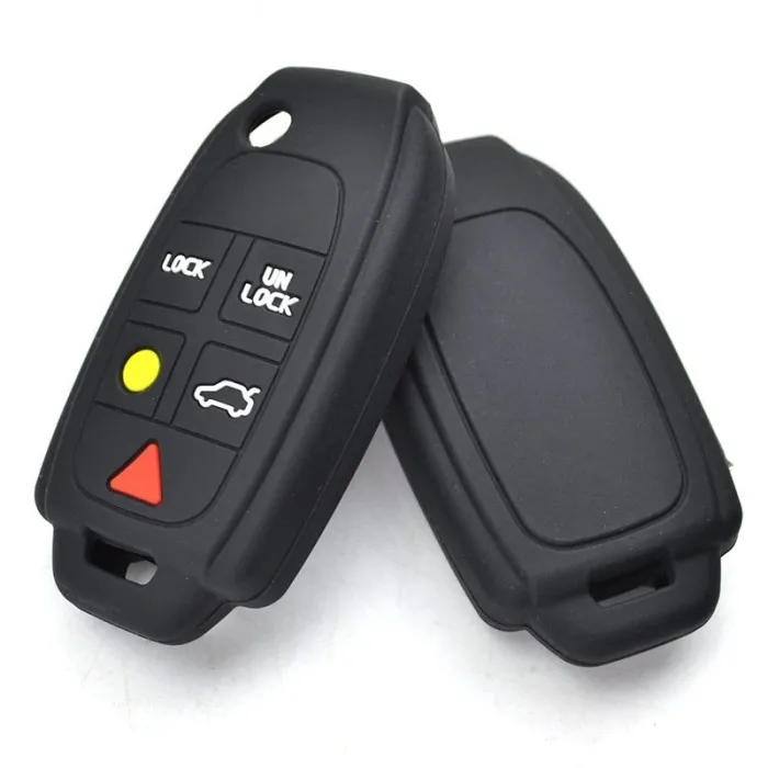 Etui clé silicone voiture - Volvo - XC90 - S80 - XC70 - S60 - V70