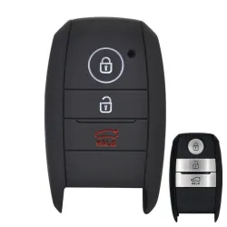 Siliconen sleutelhoesje - 3 knoppen - Kia - Rio - Ceed - Soul - Sportage - Sorento - Carens - PicantoSleutels