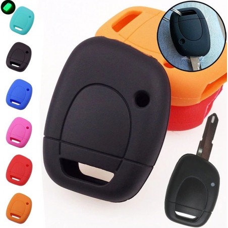 Silicone car key case cover - Renault - Clio - Kangoo - Master - Twingo - 1 button