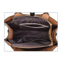 Modna skórzana torebka - crossbody - mała kopertówka - logo konopi - komplet 3 sztukiZestawy