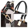 Sac en cuir vintage - bandoulière - porte-clés fourrure - grande capacité