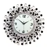 Creative wall clock with iron art design