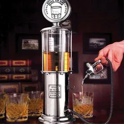 Alcohol liquor dispenser - gas pump design