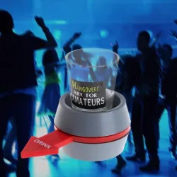 PartyAlcohol drinking game spinning toy - roulette shot game