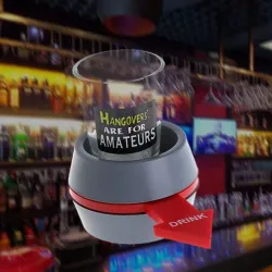 Alkohol drikke spil - spinning legetøj - roulette glas shot spil