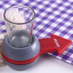 PartyAlcohol drinking game spinning toy - roulette shot game