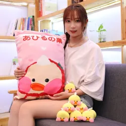 AlmohadasCute duck pillow with duck plush balls - 8pcs