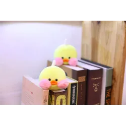Plush pillow with 8 small ducklings balls