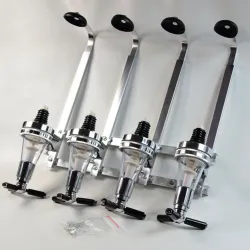 Vægmonteret vindispenser - 4 flasker - 25ml - 30ml - 45ml