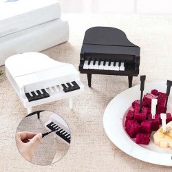 Forchette frutta / snack a forma di pianoforte - stuzzicadenti - 9 pezzi