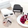 Klavierförmige Obst- / Snackgabeln - Zahnstocher - 9 Stück