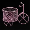 Vintage driewieler - ijzeren fiets met mand - opbergdoos - woondecoratieDecoratie