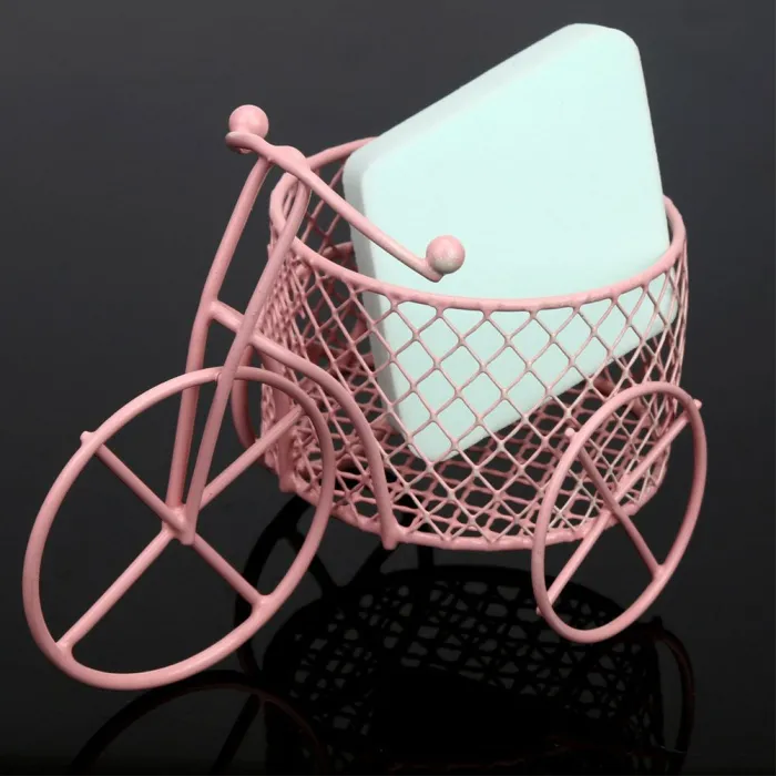 Cute iron tricycle - home decoration