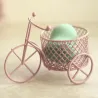 Cute iron tricycle - home decoration