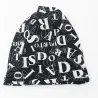 Creative letters beanie - with changeable scarf - unisex