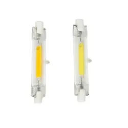 R7S - AC 110V - 220V - 230V - 6W - 12W - 20W - LED - żarówka halogenowa COB - szklana rurka - 10 sztukŻarówki